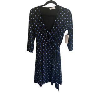 Bailey 44 Jimena Faux Wrap Knit Dress Size M